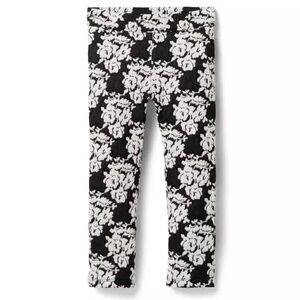 NWT - Janie and Jack - Black and White Floral Jacquard Pant - Size 6